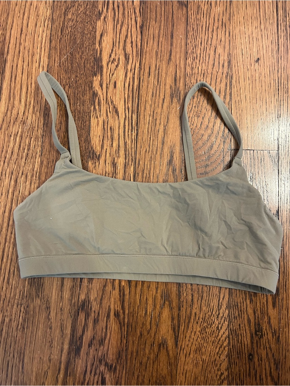 Skims Seamless scoop Bralette in Olive